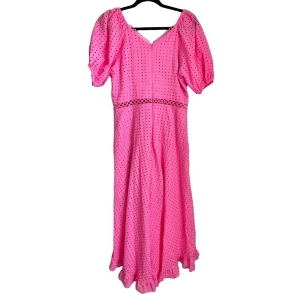 NWT BEULAH Love Pink Frills High Low Dress- Size Large - Picture 2 of 9